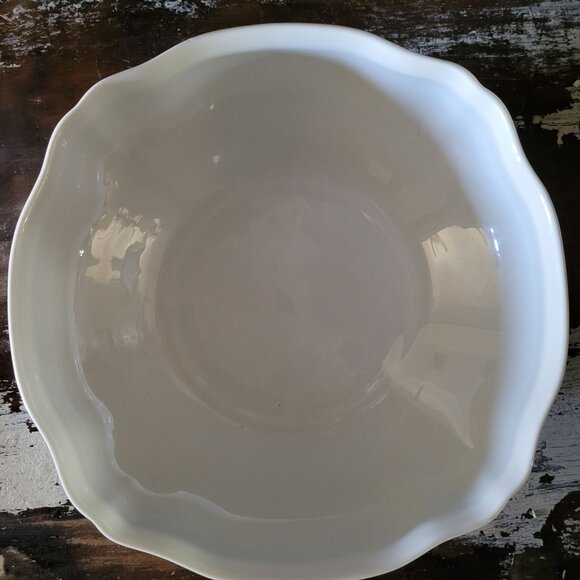 Large Antique Limoges Bowl Hand-Painted Cornflowers, J. Garfinckel Washington DC - Picture 5 of 7